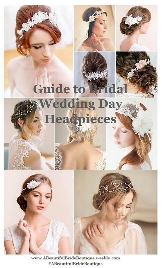 Guide to 11 Different Bridal Wedding Day Headpieces 